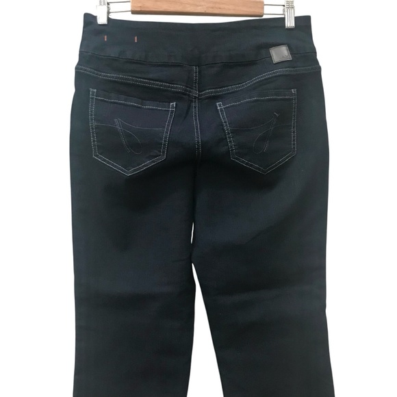 Jag Jeans High rise Slim Ankle Dark WAsh Blue Pull On Stretch Denim size 8 10 31 - Picture 4 of 7